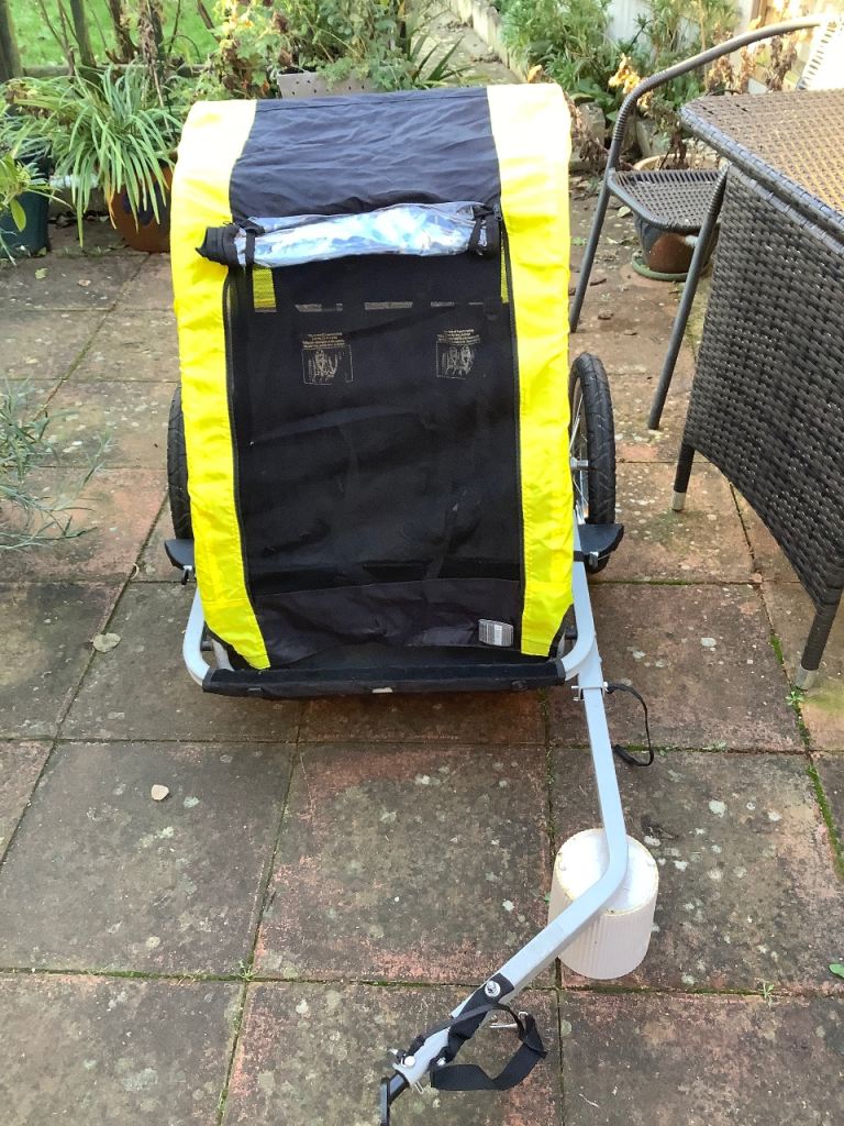 Two Seat Child Bike Trailer 