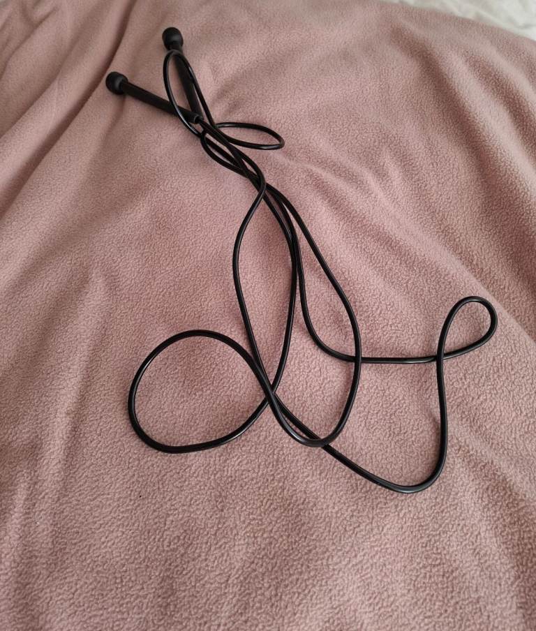 M-FIT Skipping Rope – Black, As Good As New
