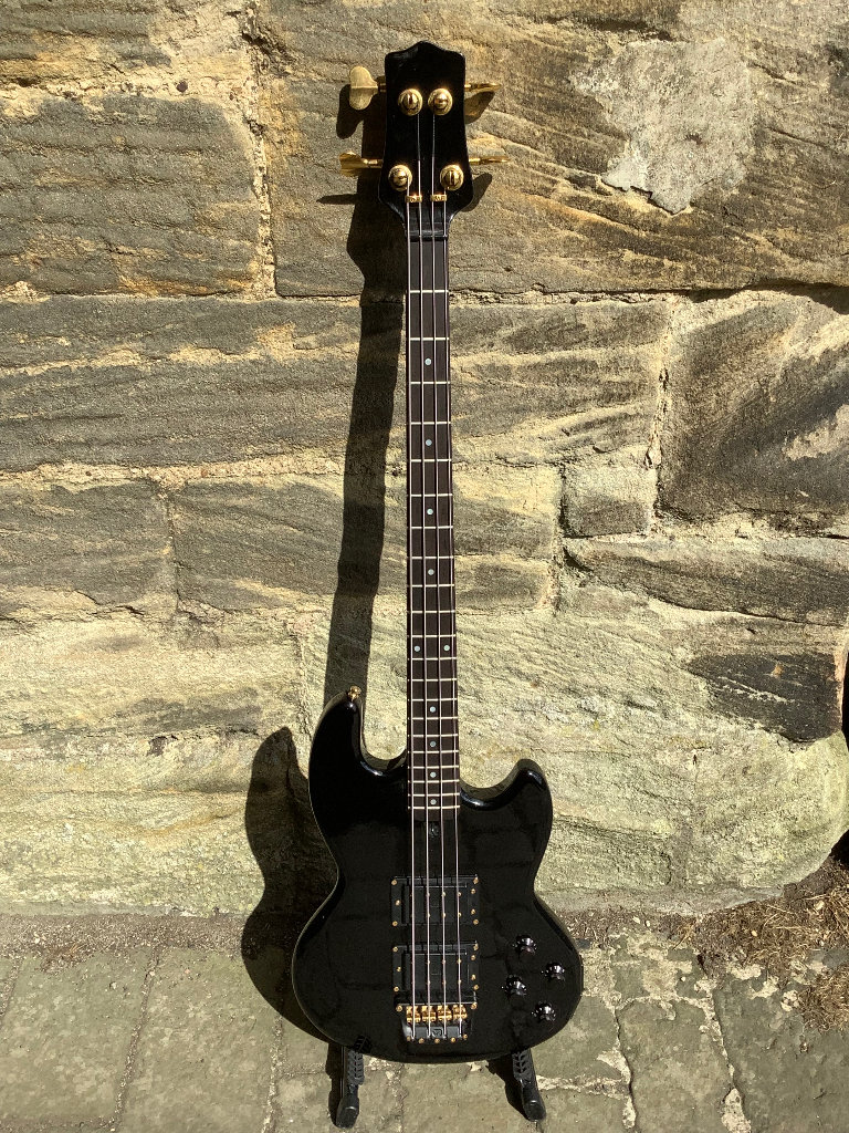WAL MK1 Bass, Geddy Lee model, Ex-Nena Band 1983 All Black