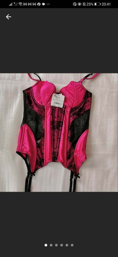 Ann Summers Exposure basque size 12 