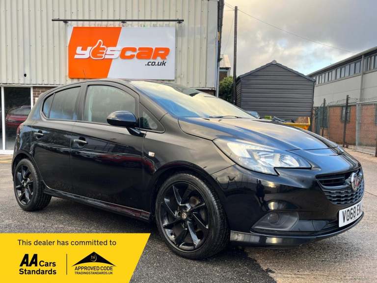 2018 Vauxhall Corsa 1.4i ecoTEC SRi VX Line Nav Black Euro 6 5dr HATCHBACK Petrol Manual