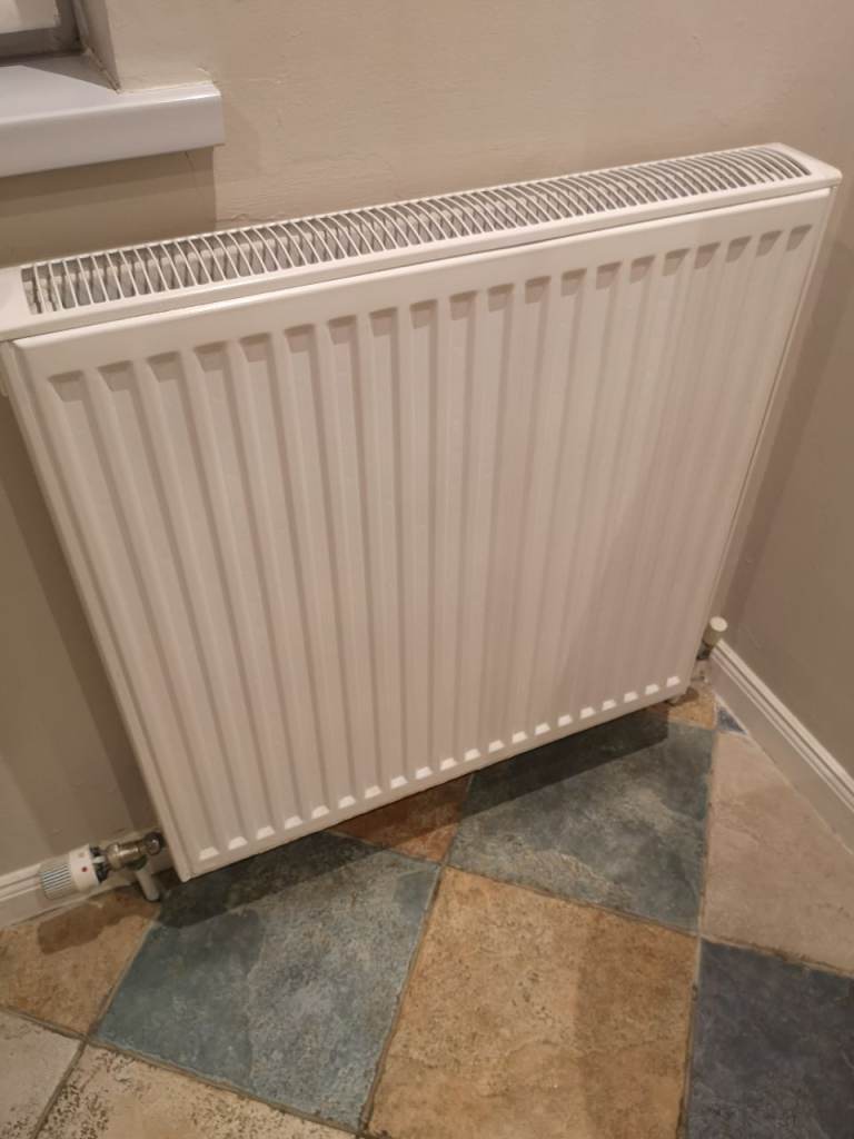 White double radiator 
