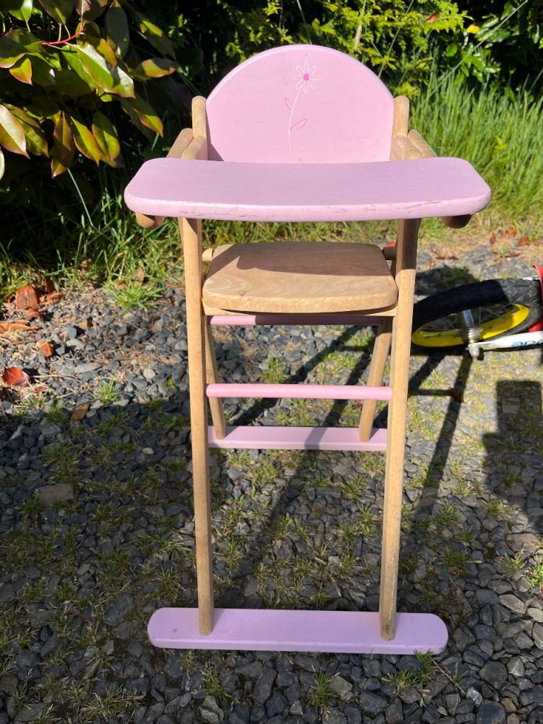 FREE wooden dolls high chair