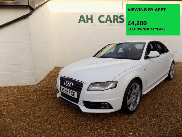 2009 Audi A4 2.0T FSI S Line 4dr SALOON Petrol Manual