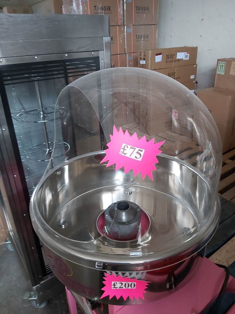 Candy Floss Machine with Cart & Dom Cover