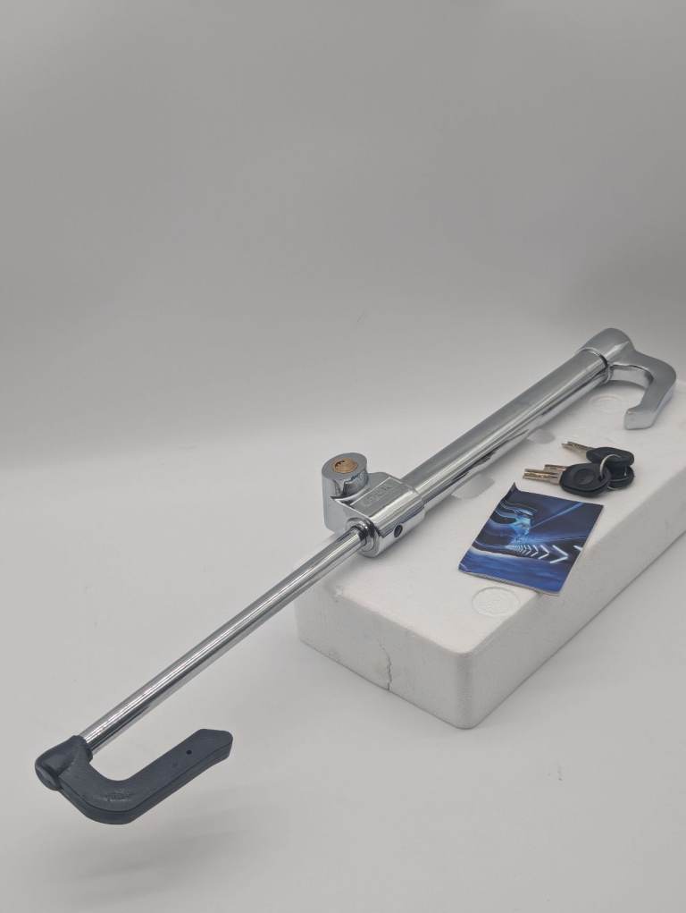 Car Steering Wheel Lock with Keys – Anti-Theft Security