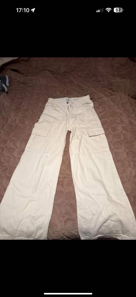 Cargo pants wide leg 