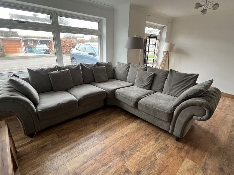 Grey corner sofa 
