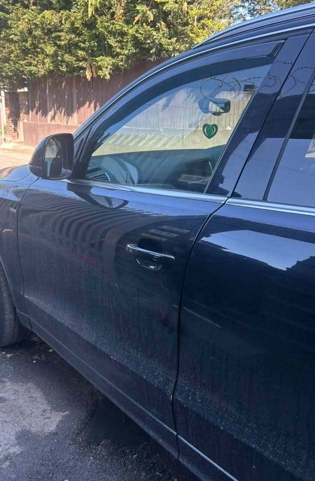 2009-2016 AUDI Q5 SQ5 PASSENGER NEAR SIDE FRONT DOOR IN BLACK BARE SHELL LZ9Y