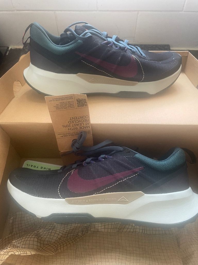 New Nike Trail Running Shoes - Black/Burgundy