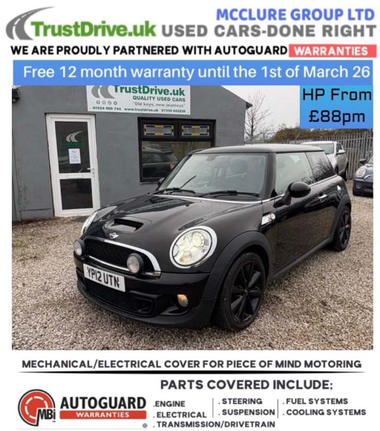 2012 MINI Hatch Cooper S Hatchback Petrol Manual