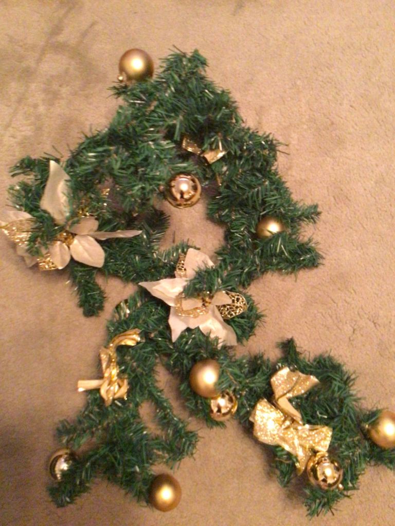 Decorated garland