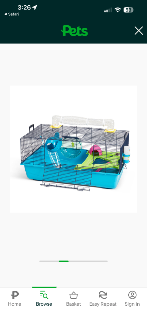 Hamster cage & Accessories 