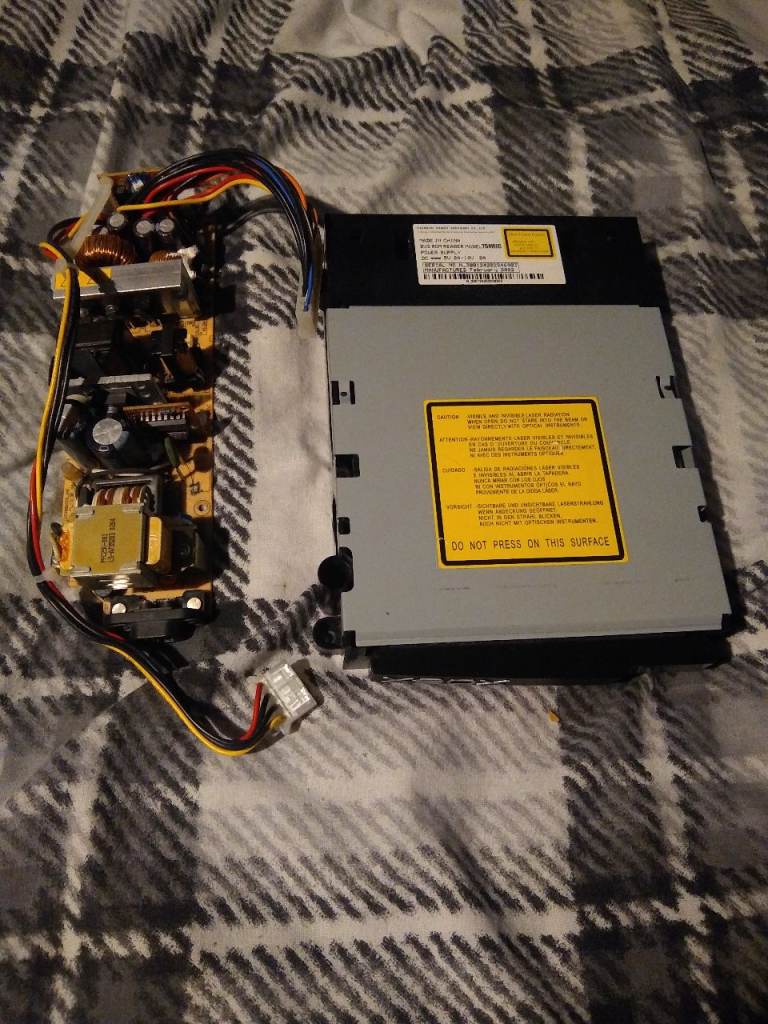 Original Microsoft xbox disc drive power supply 1.0 faulty delta Thomson spares repairs