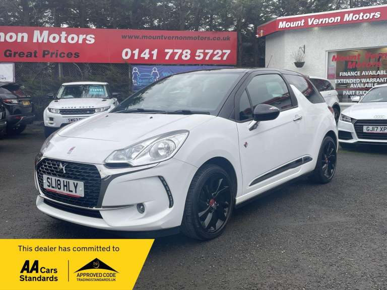 2018 DS Automobiles DS 3 1.6 BlueHDi Performance Line 3dr HATCHBACK DIESEL Manual