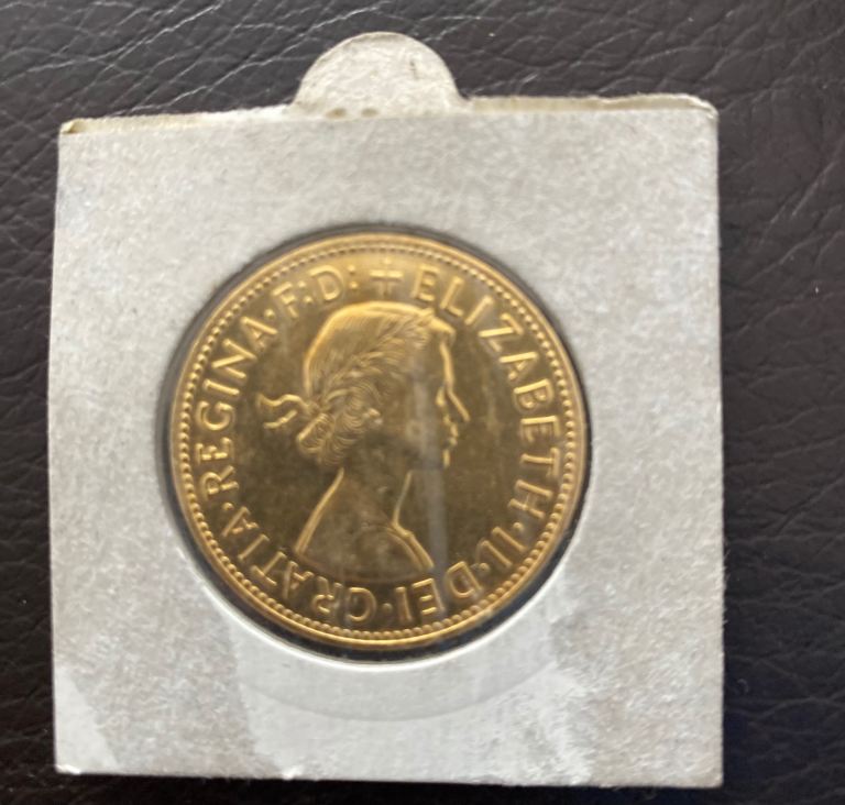 Elizabeth II One Penny Coin (1967)
