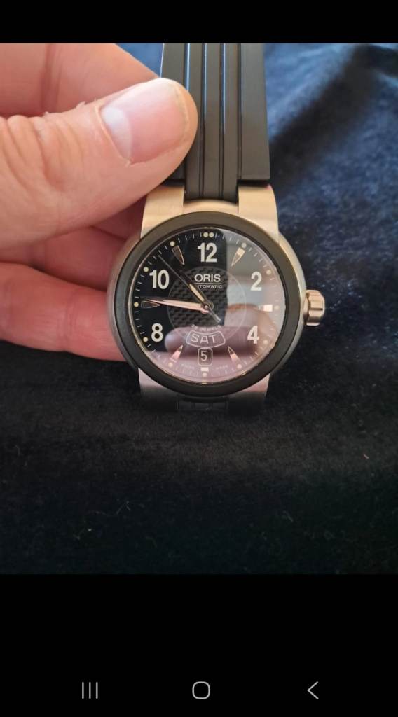 ORIS TT1 7518-44 Automatic Black Dial Men's Watch