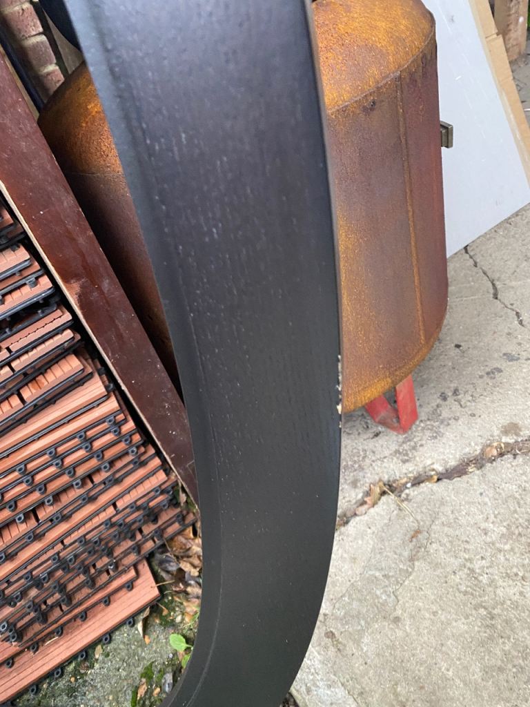 Ikea oval coffee table with glass top