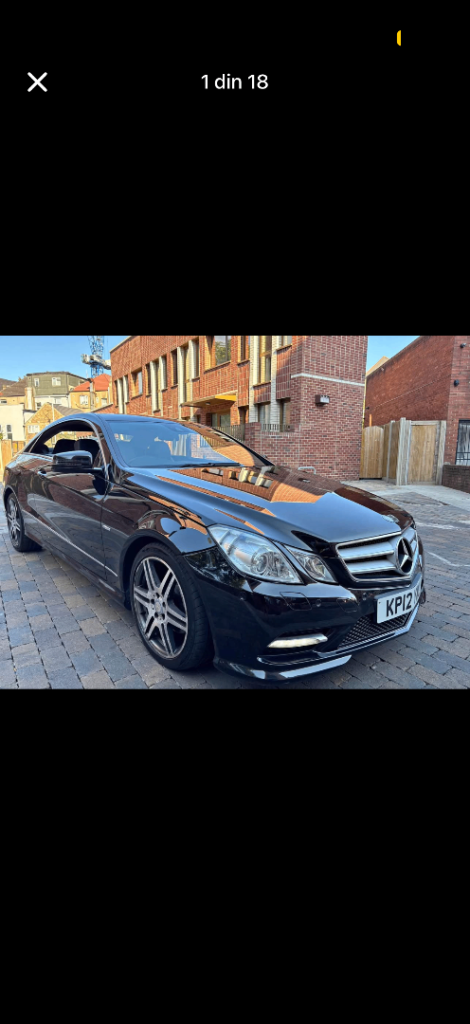 Mercedes-Benz, E CLASS, Coupe, 2012, Semi-Auto, 2143 (cc), 2 doors