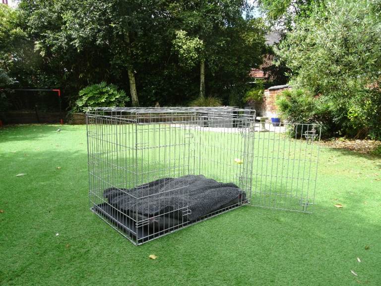 Large Collapsible Dog Crate with Tray