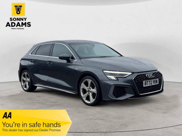 2022 Audi A3 1.0 TFSI 30 S line Sportback 5dr Petrol Manual Euro 6 (s/s) (110 ps) Hatchback Petro...