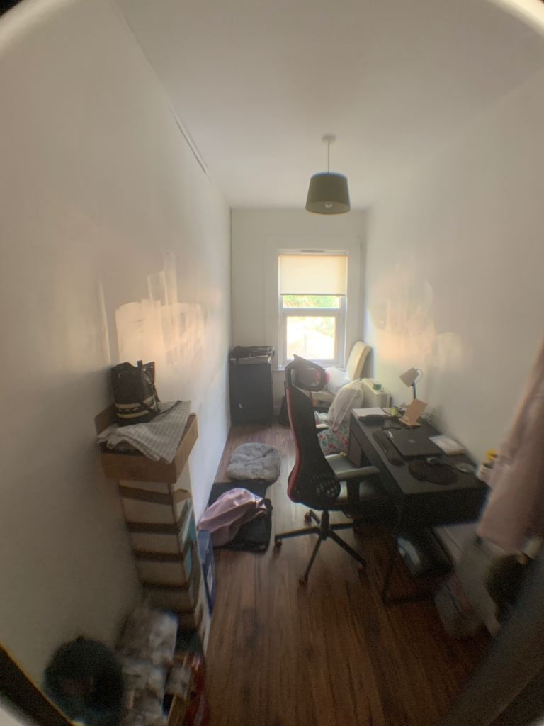 Two bedroom first floor flat overlooking park. 