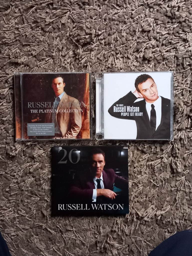 3 Russell Watson CDs. 50p each 