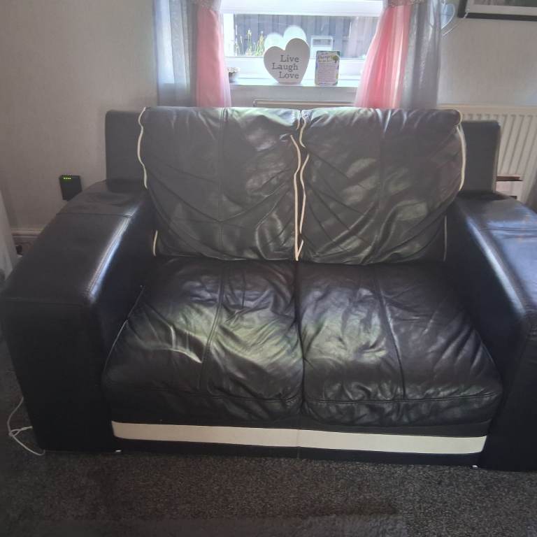 Leather suite