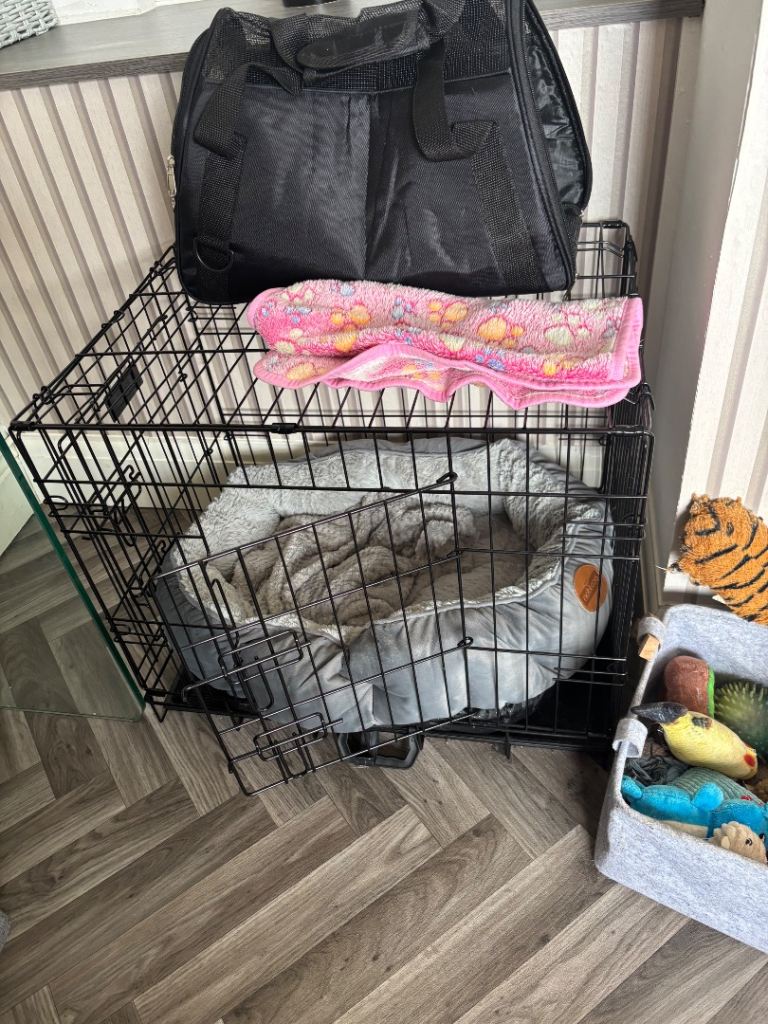 Small dog cage