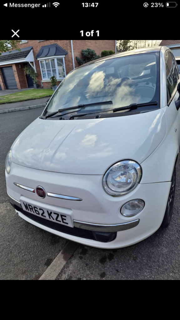 Fiat, 500, Hatchback, 2012, Manual, 1242 (cc), 3 doors
