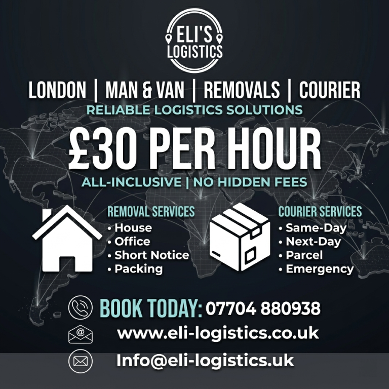 Man & Van Courier Services | Removals, Parcels & Motorcycle Transport | £30/hr