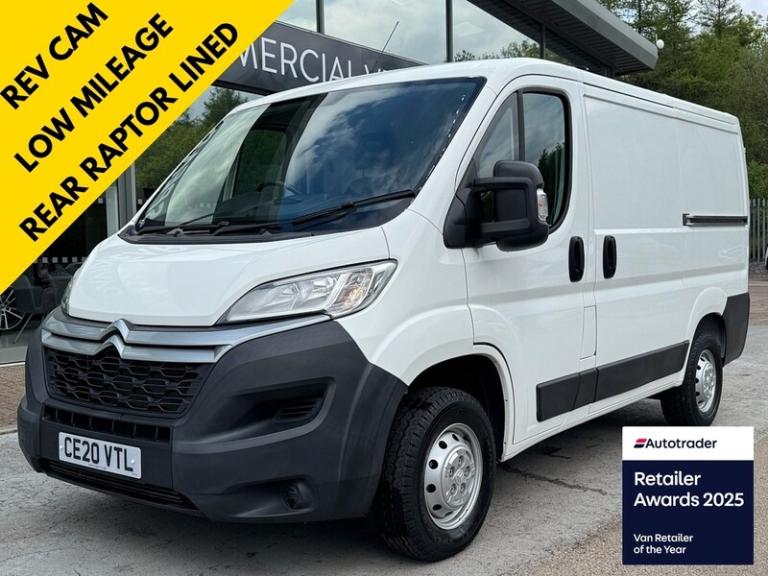 2020 Citroen Relay Hdi 120ps X 30 L1 Swb, 1 Owner, Air Con, Reversing Camera & Raptor Lined Re Pa...