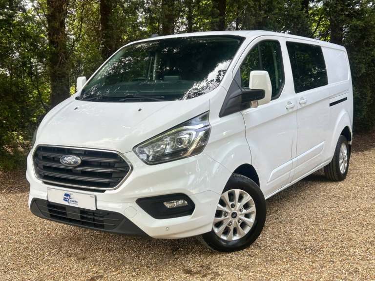 2021 FORD TRANSIT CUSTOM Limited 320 L2 LWB Crew Double Cab 2.0TDCi Eu6 No VAT
