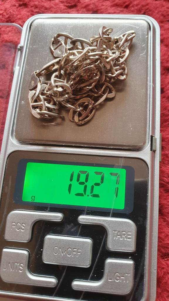 Silver necklace marine chain 925 19.27g