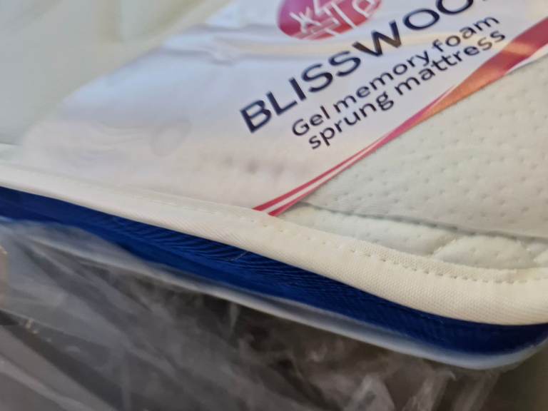 Blisswood Doubble Sprung Mattress  with Cool Gel Molemory Foam