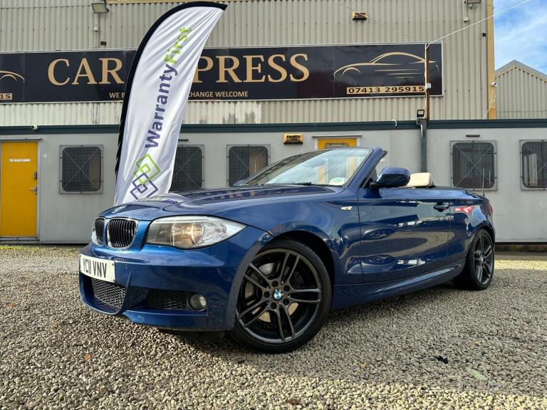2011 BMW 1 Series 123d M Sport 2dr Step Auto CONVERTIBLE DIESEL Automatic