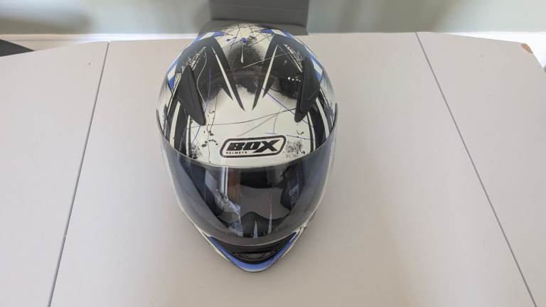 Like New Box BX-2 Target Motorcycle Helmet - Size XL - Worn 3 Times