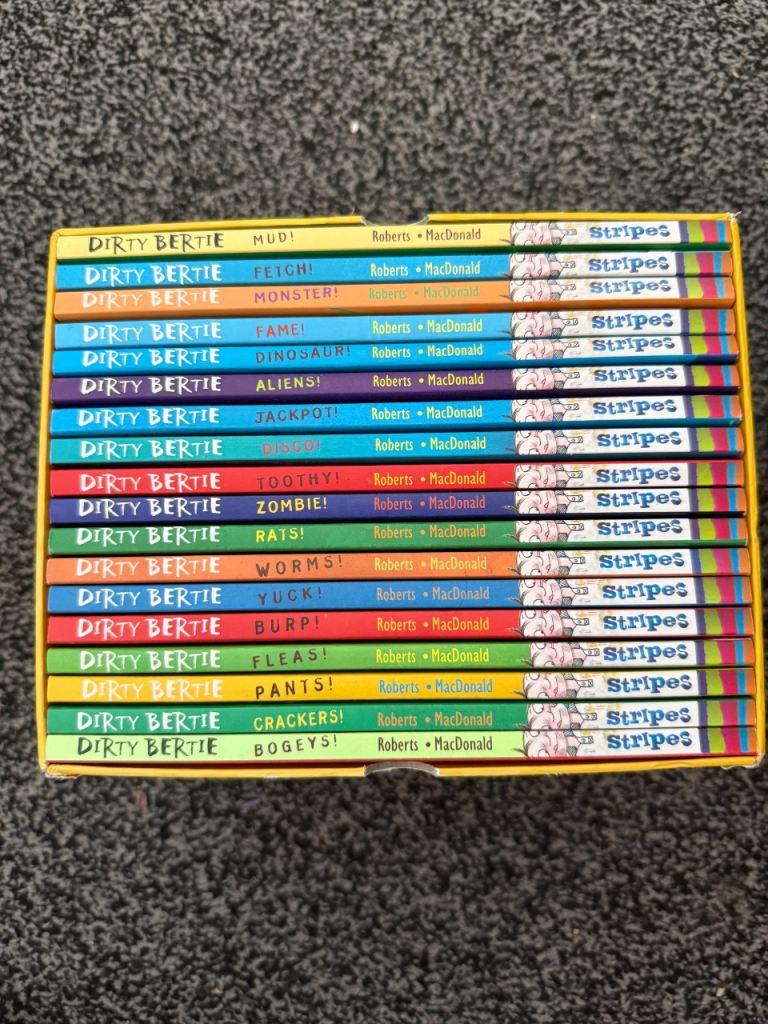 Dirty Bertie Book Collection – 18 Books, Excellent Condition
