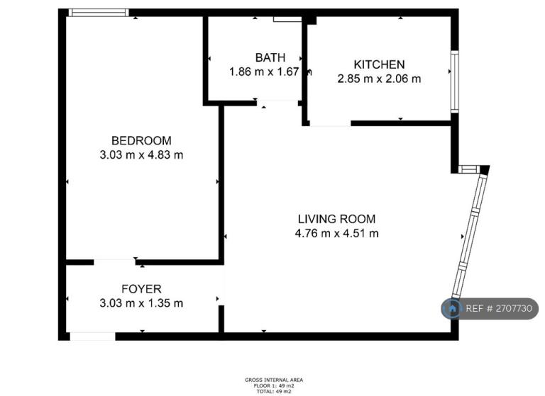 1 bedroom flat in Limefield Court, Salford, M7 (1 bed) (#2707730)