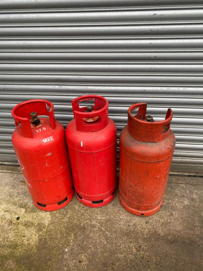 Gas bottle Empty Propane LPG 19kg 3 available £20 each call Graeme 