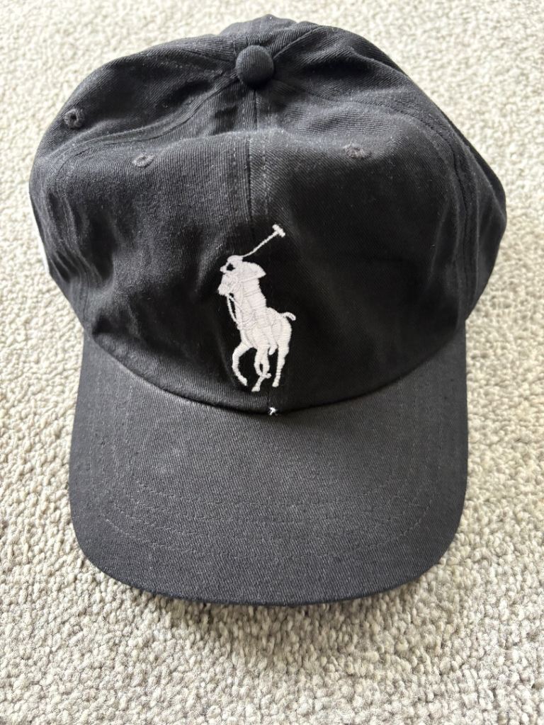Polo Ralph Lauren Big Pony Cap Black BNWT