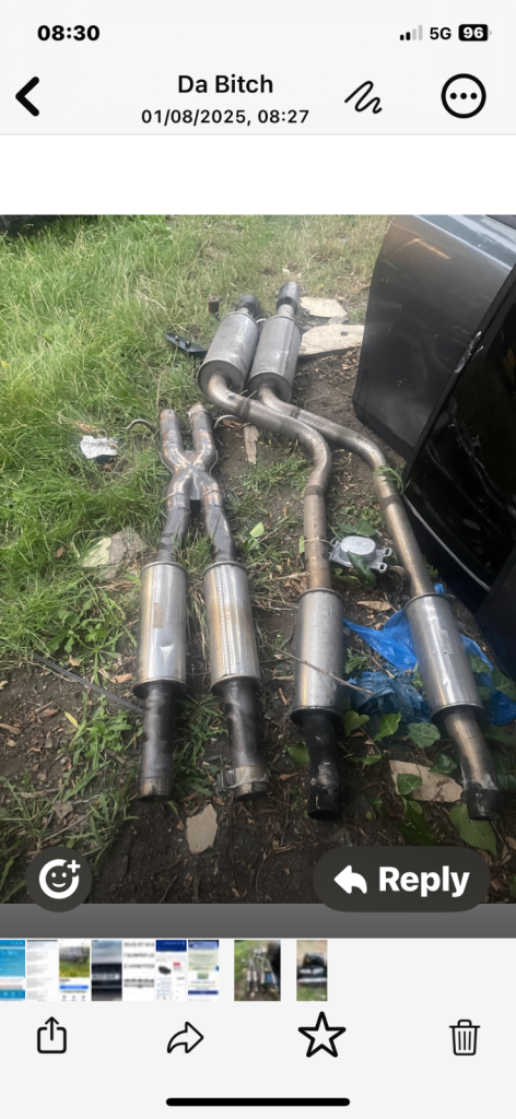 Audi a6 s line exhaust 