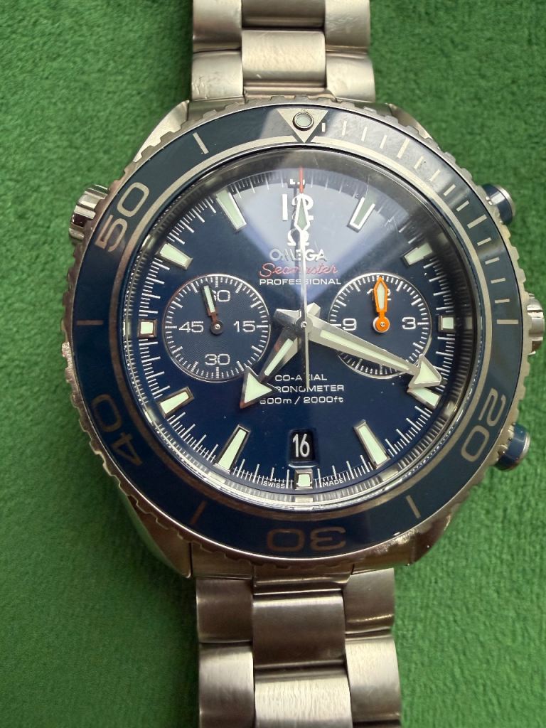 Omega, Seamaster, planet ocean titanium 