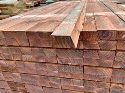 Heavy duty Cant fencing rails 6ft long, pressure treated