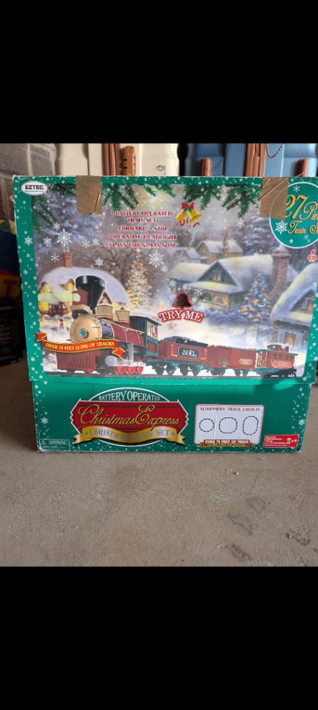 Christmas train set 