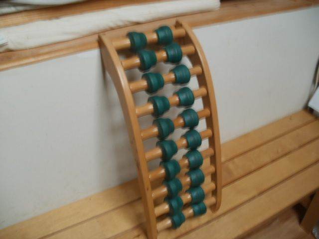 Back massage rack