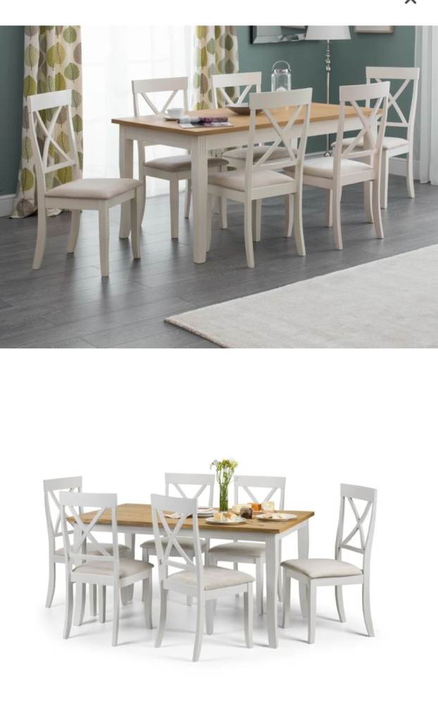 Wooden Dining Table + 10 Chairs – As Good As New