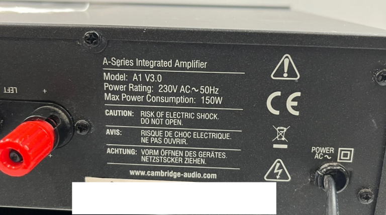 Cambridge Audio A1 V3.0 Integrated Amplifier
