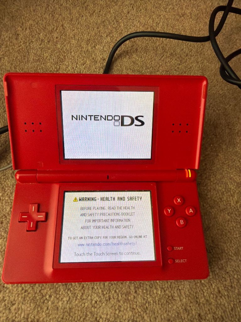 Nintendo DS Red Handheld Console – Good Condition