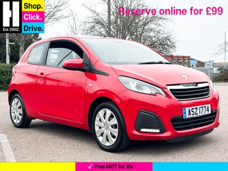2016 Peugeot 108 1.0 Active Hatchback 3dr Petrol Manual Euro 6 (68 ps) HATCHBACK Petrol Manual